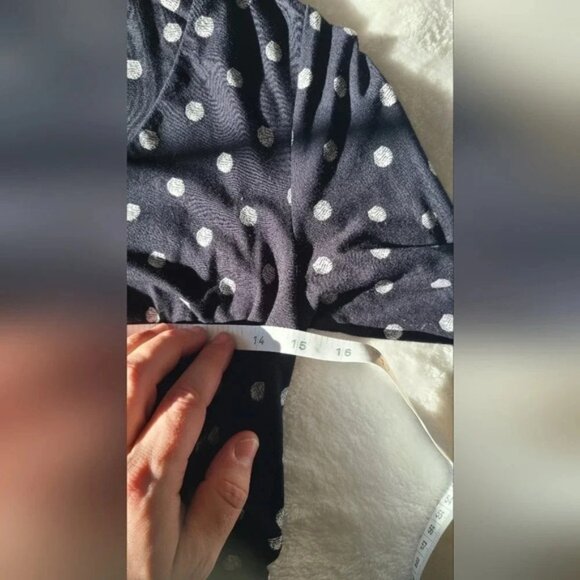 PEPPERBERRY Really super curvy polka dot midi dress black and white - Picture 10 of 13